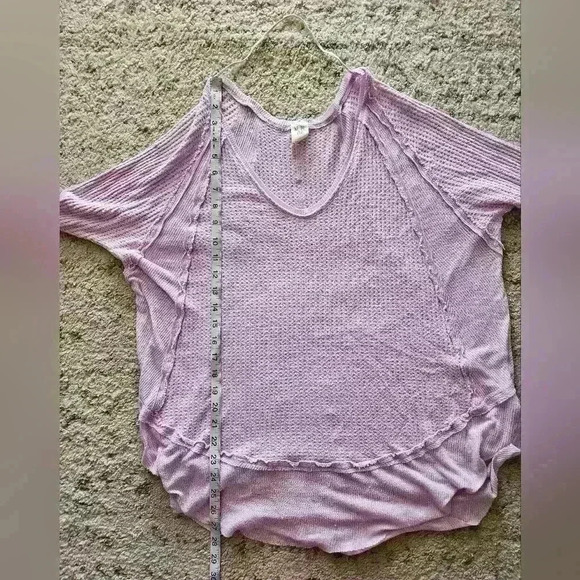 We the Free Women's Catalina Thermal Top in Lilac M - Picture 14 of 16